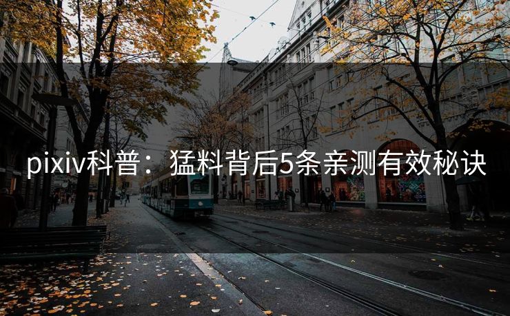 pixiv科普：猛料背后5条亲测有效秘诀